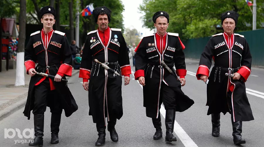 Парад казаков в Краснодаре &copy;&nbsp;Эдуард Корниенко, ЮГА.ру
