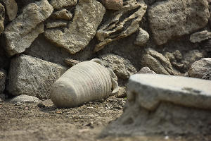 Раскопки в Фанагории. Уцелевшая гробница позднеантичной эпохи © Фото Елены Синеок, Юга.ру