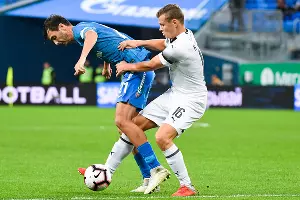 Матч «Зенит» — «Краснодар» 7 октября 2018 года. Александр Ерохин и Виктор Классон &copy;&nbsp;Фото пресс-службы ФК &laquo;Краснодар&raquo;