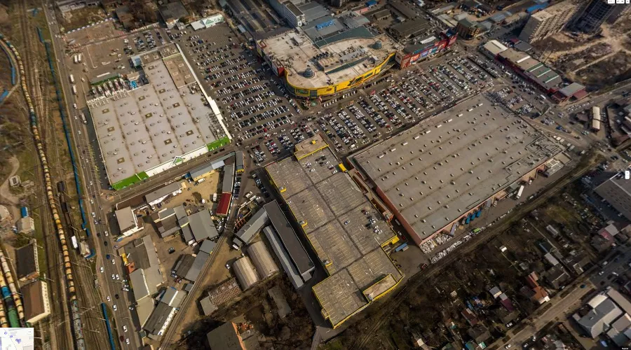 ТРК «СБС Мегамолл» &copy;&nbsp;Скриншот панорамы yandex.ru/maps 2020 года