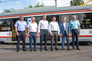 В Краснодаре вышли на маршрут новые трамваи © Фото Дмитрия Пославского, Юга.ру