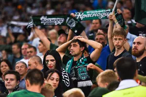 Матч «Краснодар» — «Олимпиакос», Краснодар, 27 августа 2019 года &copy;&nbsp;Фото Елены Синеок, Юга.ру