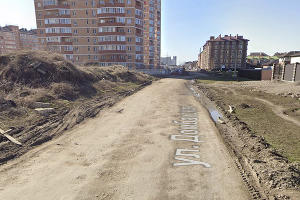 Улица Домбайская © Скриншот панорамы карт Google