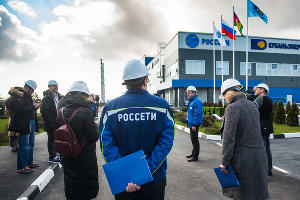 Запуск электроподстанции «Порт» в Тамани © Фото Елены Синеок, Юга.ру