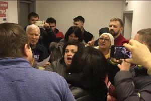 «Отряды Путина» в штабе Алексея Навального в Москве © Фото из аккаунта twitter.com/nlyaskin