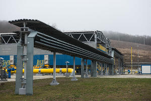 Торжественное открытие газопровода «Турецкий поток» на компрессорной станции «Русская» © Фото Елены Синеок, Юга.ру