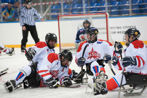 Матч по следж-хоккею в Сочи &copy;&nbsp;Нина Зотина, ЮГА.ру