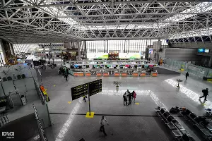 Работа сотрудников служб аэропорта авиационной безопасности в аэропорту Сочи &copy;&nbsp;Нина Зотина, ЮГА.ру