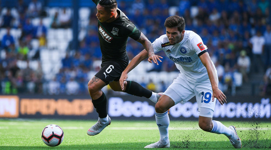 Матч «Оренбург» — «Краснодар» в Оренбурге 26 августа 2018 года © Фото пресс-службы ФК «Краснодар»