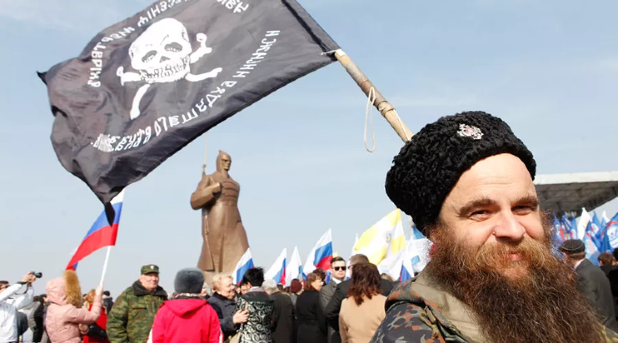 Митинг в поддержку Крыма и народа Украины в Ставрополе &copy;&nbsp;Эдуард Корниенко, ЮГА.ру