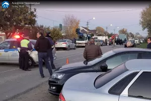 Место потасовки &copy;&nbsp;Скриншот телеграм-канала t.me/anapanovosti