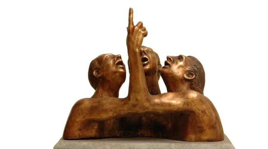 Скульптура Андрея Новоженова © Фотография предоставлена Ингой Пилипас