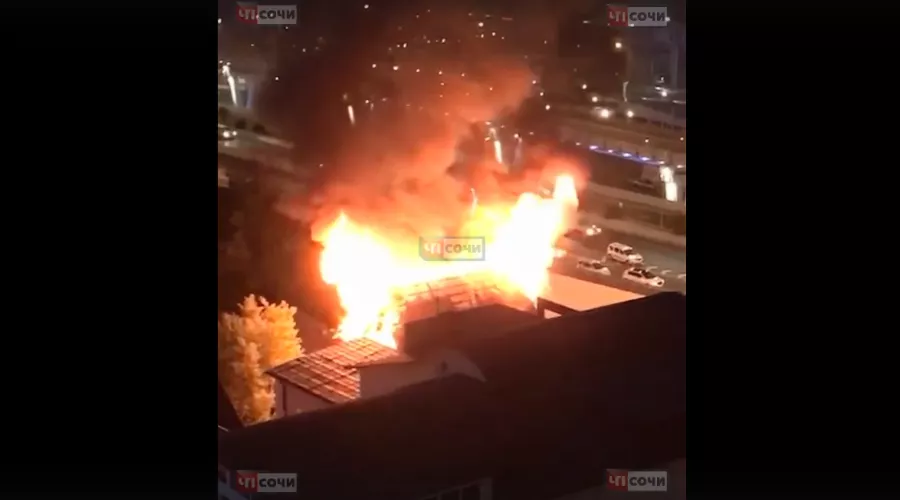  &copy;&nbsp;Скриншот видео из группы &laquo;ЧП Сочи&raquo;, vk.com/chpsochi