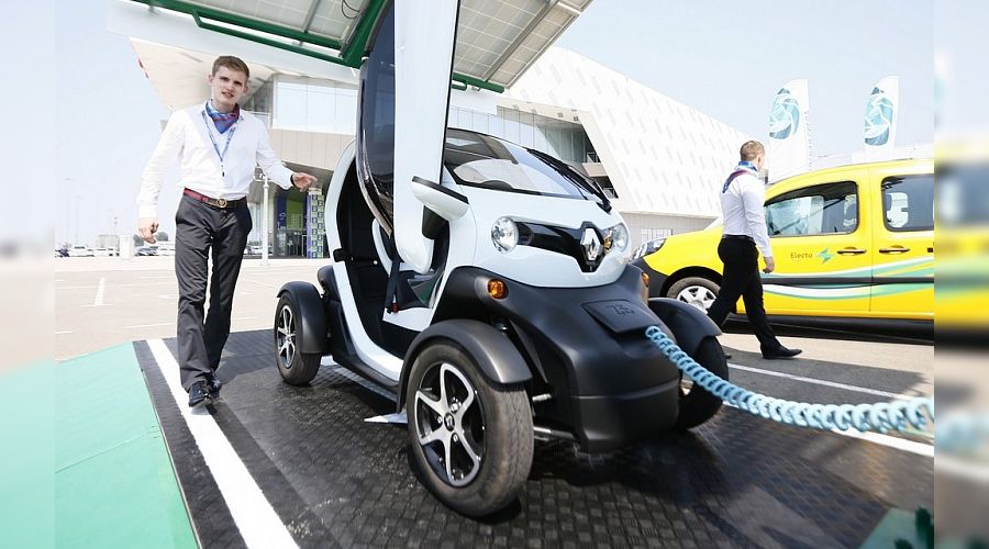 Заправочная станция для электромобилей © Фото пресс-службы администрации Краснодарского края