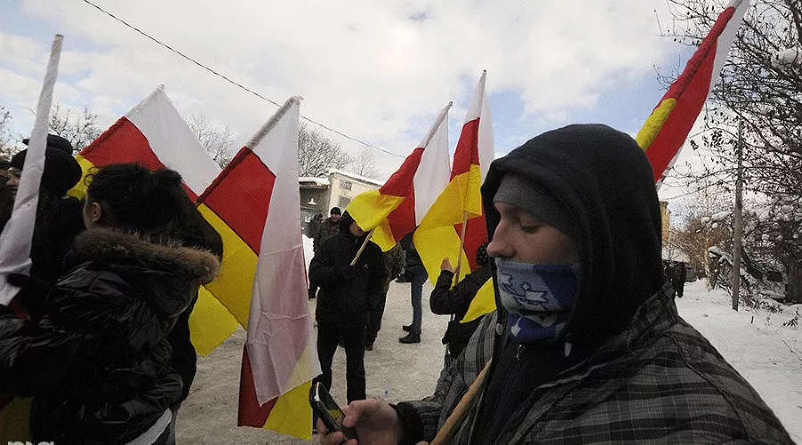 Противостояние после выборов в Южной Осетии &copy;&nbsp;Сергей Карпов. ЮГА.ру