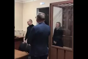 Избрание меры пресечения для Евгении Шумейко в 2022 году &copy;&nbsp;скриншот с видеозаписи Объединенной пресс-службы судов Краснодарского края https://t.me/opskuban/307