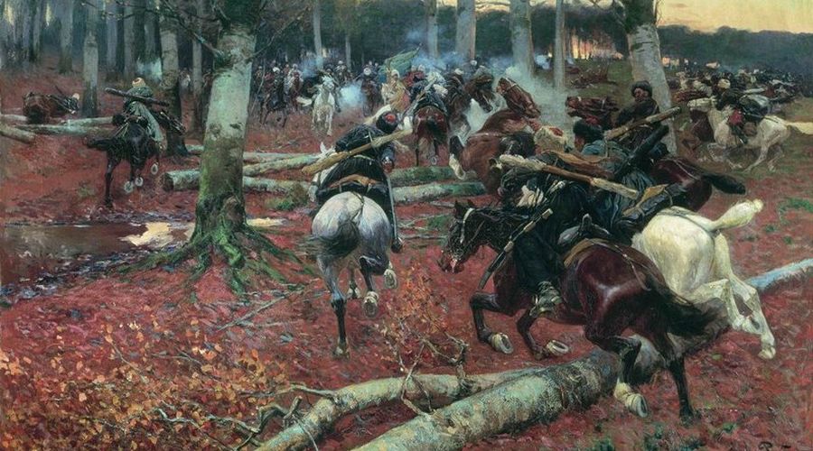  &copy;&nbsp;Картина Франца Рубо &laquo;Сцена из Кавказской войны&raquo;