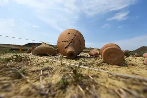 Раскопки в Фанагории. Уцелевшая гробница позднеантичной эпохи &copy;&nbsp;Фото Елены Синеок, Юга.ру