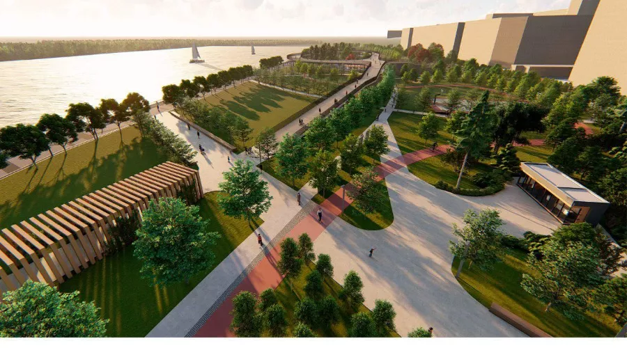  &copy;&nbsp;Скриншот презентации концепции развития набережной, пресс-служба администрации Краснодара