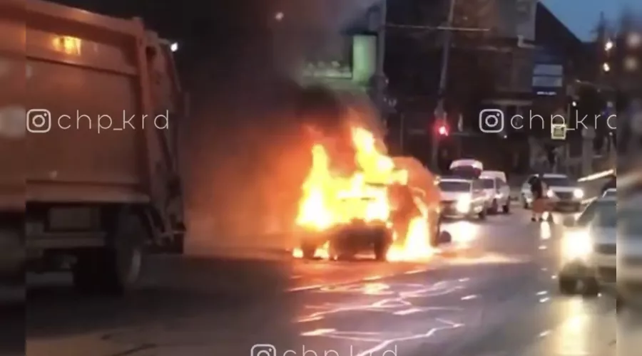  &copy;&nbsp;Кадр из видео телеграм-канала &laquo;ЧП Краснодара&raquo;, t.me/chp_krd