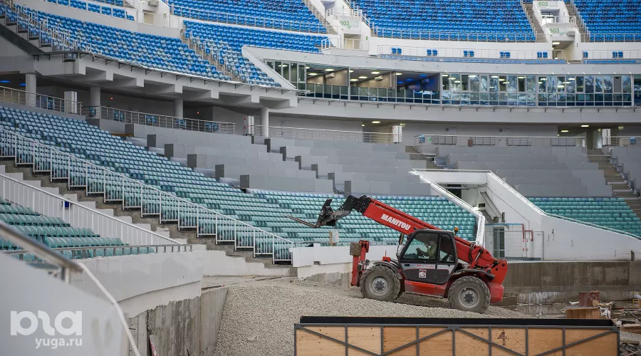 Комиссия ФИФА посетила стадион "Фишт" в Сочи  &copy;&nbsp;Нина Зотина, ЮГА.ру