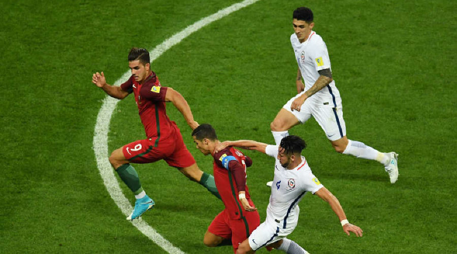 Матч между сборными Португалии и Чили © Фото с сайта ru.fifa.com