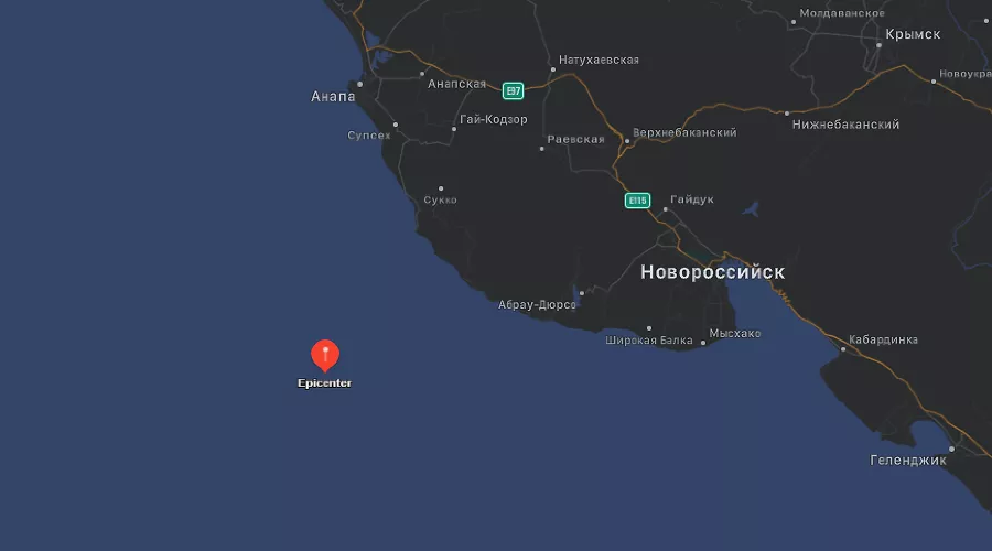  &copy;&nbsp;Скриншот с сайта My Earthquake Alerts, myearthquakealerts.com