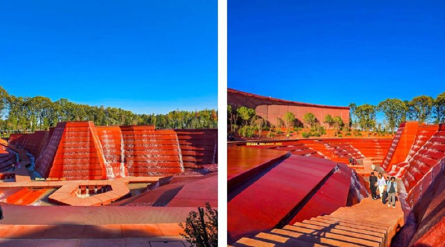  © Коллаж из скриншотов фото из телеграм-канала «Парк Облаков Парк Галицкого Краснодар»