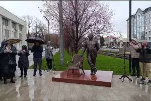 Памятник Леонарду Гатову в Краснодаре &copy;&nbsp;Скриншот фото из телеграм-канала &laquo;Юрий Архангельский&raquo;
