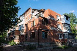 Взорвавшийся дом по ул. Славянской © Фото Елены Синеок, Юга.ру