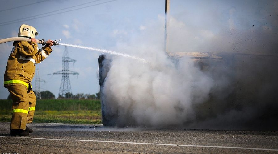 Авария в Славянском районе &copy;&nbsp;Елена Синеок. ЮГА.ру