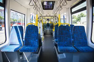 Новый трамвай &laquo;Метелица&raquo; презентовали в Краснодаре &copy;&nbsp;Фото Елены Синеок, Юга.ру