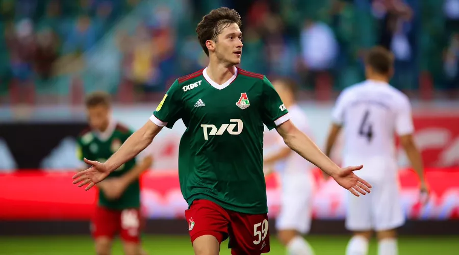 Алексей Миранчук. Матч 2-го тура РПЛ «Локомотив» — «Краснодар» &copy;&nbsp;Фото пресс-службы ФК &laquo;Локомотив&raquo;