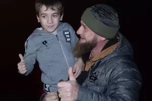 Рахим Куриев и Рамзан Кадыров &copy;&nbsp;Фото со страницы instagram.com/rahimkurievvazaev