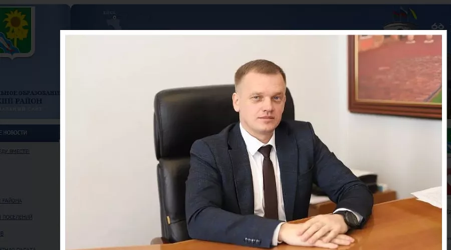 Роман Бублик &copy;&nbsp;Скриншот с сайта администрации Ейского района, yeiskraion.ru/