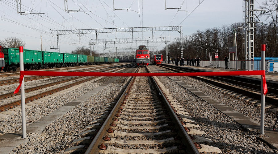 Открытие Краснодарского железнодорожного обхода © Фото пресс-службы администрации Краснодарского края