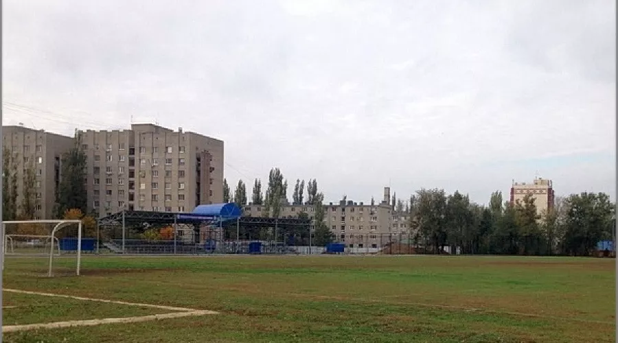 Стадион имени Эдуарда Лакомова в Азове &copy;&nbsp;Фото с сайта ruffnews.ru