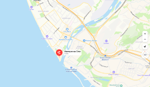 Расположение пляжа