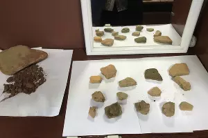 Фрагменты дроблёной средневековой керамики &copy;&nbsp;Фото пресс-службы субтропического научного центра Российской академии наук