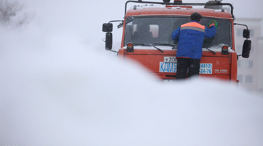 Снегопад в Ставрополе © Эдуард Корниенко, ЮГА.ру