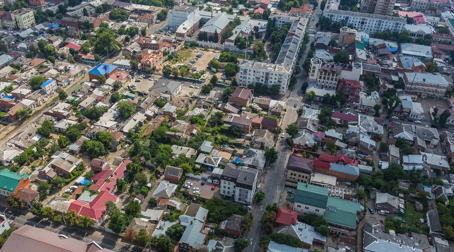 Центральная часть Краснодара &copy;&nbsp;Фото архитектурной мастерской Щербинина