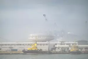 Туман в Новороссийске &copy;&nbsp;фото Tateshi Yokotaishi https://vk.com/sakanoid