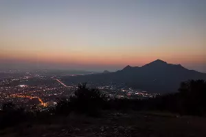 Вид с горы Машук на гору Бештау &copy;&nbsp;Фото Марии Карагёзовой