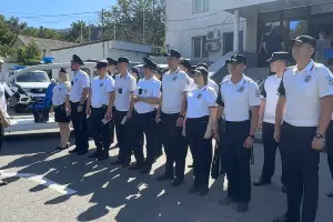 Туристическая полиция в Геленджике &copy;&nbsp;Скриншот видео с сайта ГУ МВД России по Краснодарскому краю
