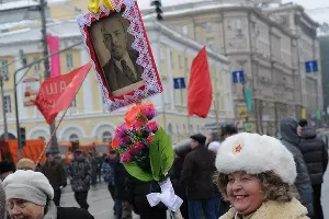 Митинг КПРФ в поддержку Геннадия Зюганова в Москве &copy;&nbsp;Елена Синеок. ЮГА.ру