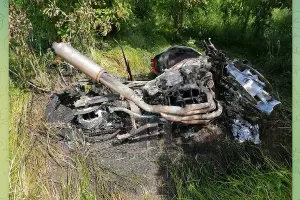 Последствия ДТП в станице Калниболотской 21 мая 2023 г. &copy;&nbsp;Скриншот телеграм-канала &laquo;ЧП Краснодар&raquo;, T.me/chp_krd