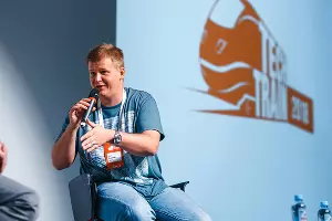 Иван Ямщиков на фестивале TechTrain, сентябрь 2018 года &copy;&nbsp;Фото предоставлено организаторами фестиваля