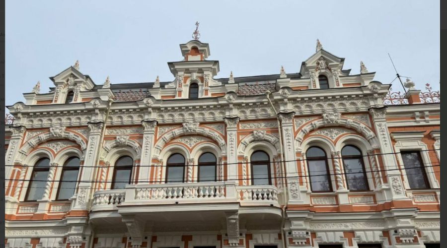 Фасад Краснодарского музея имени Фелицына &copy;&nbsp;Скриншот фото из телеграм-канала Вениамина Кондратьева