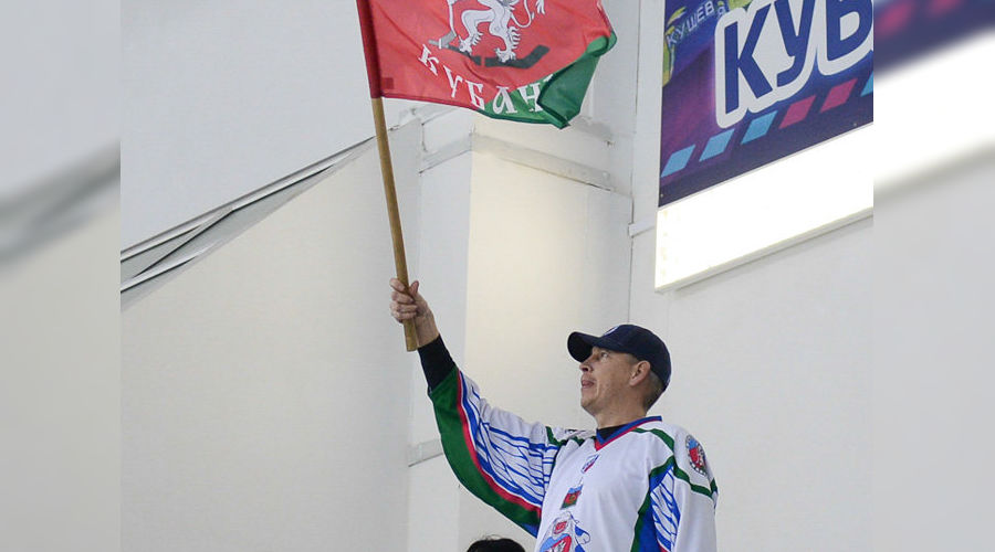 ХК "Кубань" разгромил тольяттинскую "Ладу" в 1/8 ВХЛ в Краснодаре © Михаил Ступин, ЮГА.ру