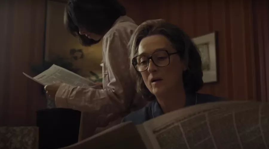 Кадр из фильма «Секретное досье», реж. Стивен Спилберг, 2018 год &copy;&nbsp;Скриншот видео с YouTube-канала iVideos, www.youtube.com/channel/UCs9tHGGpNjOMiCnbqTGA1PQ